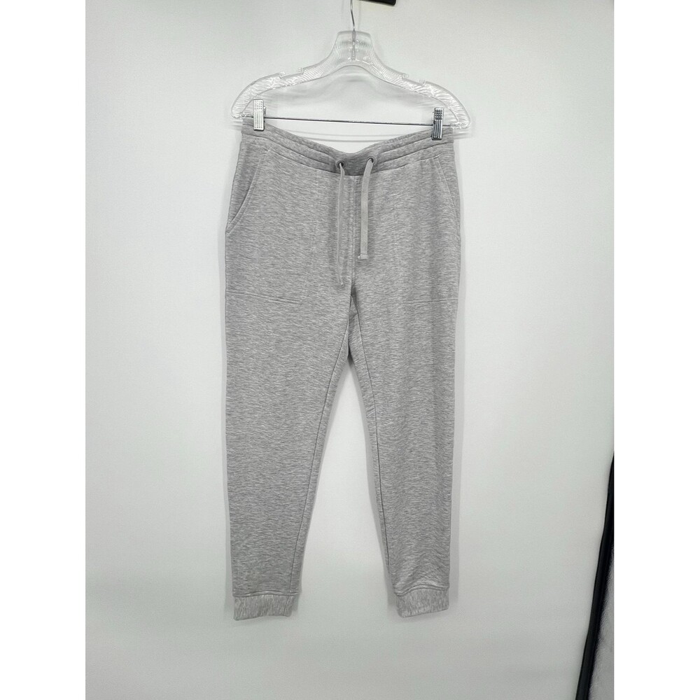 Quince Womens Super Soft Fleece Joggers Size S Heather Gray Tencel Modal Lounge
